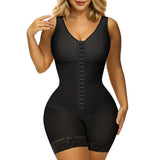 Full Body Hooked Faja Bodysuit with Zipper Crotch