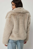 Soho Whisper Faux Fur Coat – Luxe Teddy Statement Coat
