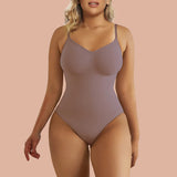 Tummy Control Shapewear Adjustable Straps Seamless Thong Body Shaper