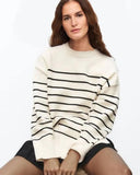 Camille Striped Knit Sweater