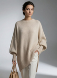 Cozy Knit Poncho Sweater
