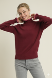 Delicate Ruffle‑Trim Ribbed Sweater – Feminine Flair with Cozy Elegance