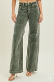 RISEN High‑Rise Wide‑Leg Corduroy Jeans (Plus Size)