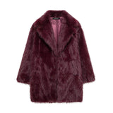 Celeste Faux Fur Coat for Statement Warmth