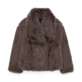 Soho Whisper Faux Fur Coat – Luxe Teddy Statement Coat