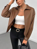 Revel Luxe Faux Leather Jacket - Stylish & Trendy Outerwear