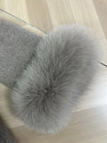 Chic Tossy Faux Fur & Wool Short Overcoat for Women