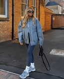 Holloway Wool Blend Oversized Jacket - Cozy and Stylish