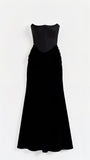 Elegant Luciana Strapless Maxi Dress