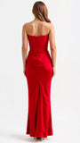 Elegant Luciana Strapless Maxi Dress