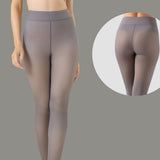Upyogaa Fur-Lined Sheer Translucent Stockings – Upgraded