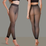 Upyogaa Fur-Lined Sheer Translucent Stockings – Upgraded