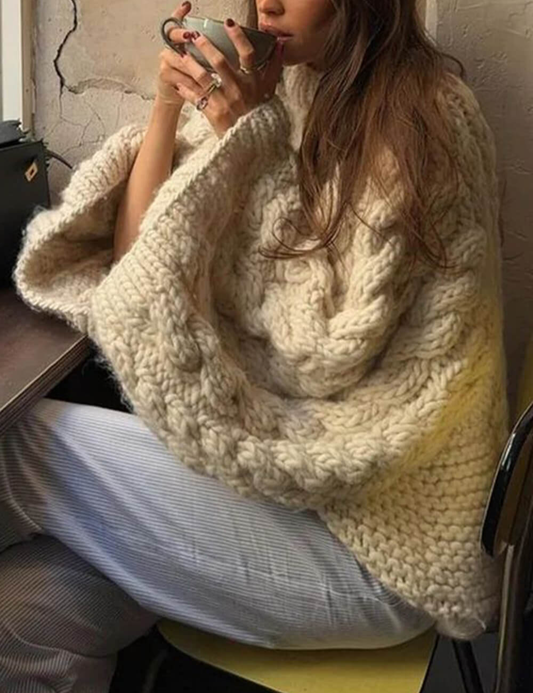 Hearthside Cable Knit Sweater for a Chic, Cozy Look