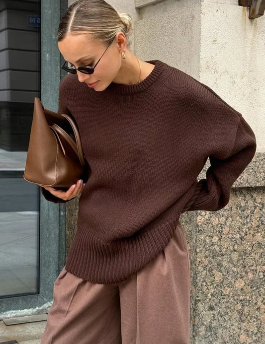 Soft Knit Crew-Neck Jumper