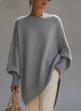 Cozy Knit Poncho Sweater