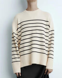 Camille Striped Knit Sweater