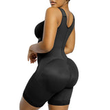 Full Body Hooked Faja Bodysuit with Zipper Crotch