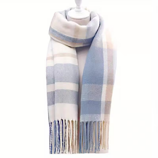Elodie Plaid Winter Scarf