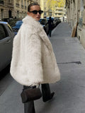 Celeste Faux Fur Coat for Statement Warmth