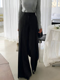High-Waisted Wide-Leg Pants – Classic Tailored Silhouette