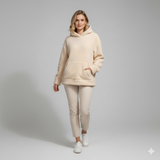 Classic Plush Hoodie – Oversized Soft-Touch Pullover
