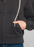 Zenana Fleece Cropped Zip‑Up Hoodie w/ Pockets – Cozy Style, Everyday Edge