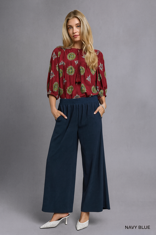 Effortlessly Chic Corduroy Wide-Leg Pants