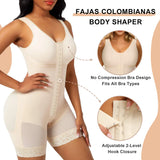 Full Body Hooked Faja Bodysuit with Zipper Crotch