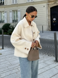 Emy | Wool-Blend Jacket – Oversized Elegance