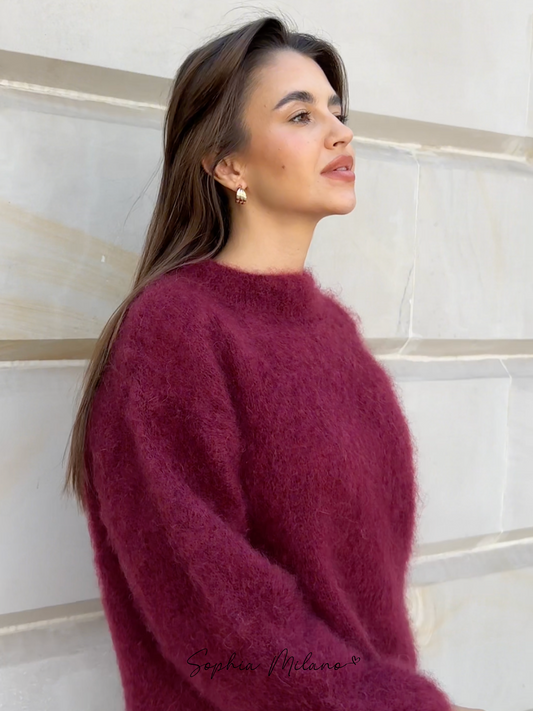 Claudia | Mohair Crewneck Sweater