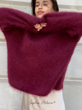 Claudia | Mohair Crewneck Sweater
