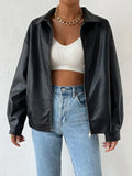 Revel Luxe Faux Leather Jacket - Stylish & Trendy Outerwear
