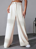 Flow Tailored Pants – High-Waist Wide-Leg Elegance